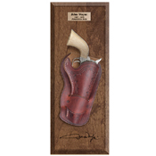 Replica John Wayne Pistol and Holster Frame Set Dark Wood