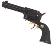 Deluxe 1873 Peacemaker 9MM Blank Gun Black-Gold