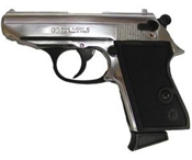PPK 8MM Blank Firing Gun � Nickel