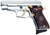 Sig Sauer P229 9 MMPA Blank firing gun- Nickel-Gold