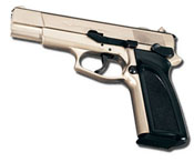 Browning ARAS SWAT 9MMPA Blank Firing Gun- Nickel