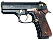 Beretta V Cougar 9MM PA Blank Firing Guns - Black/Gold