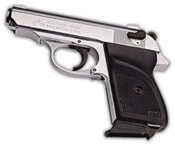 V-PPK 9 MMPA Blank Firing Gun - Nickel