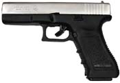 G17 8MM Blank Firing Gun - Nickel