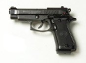Beretta V85-B - 9MM PA Blank Firing Guns - Black