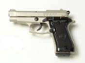 Beretta V85-N - 9MM PA Blank Firing Gun - Nickel