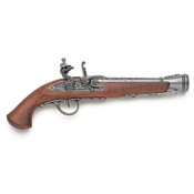 18th Centurh European Flintlock Pistol-Gray