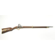 French Model 1807 Non Firing Flintlock Rifle-Brass