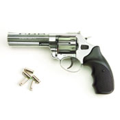 Viper 4.5" Barrel 9mm Blank Firing Gun-Nickel