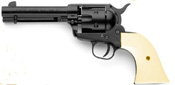 1873 Peacemaker 9 MM Blank Gun- Black - Ivory Grips