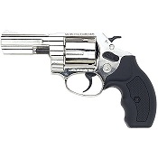 .38 Detective Revolver 3 Inch 380/9MM Blank Gun-Nickel