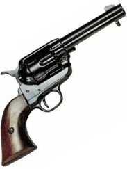 WESTERN  PEACEMAKER PISTOL BLACK FINISH